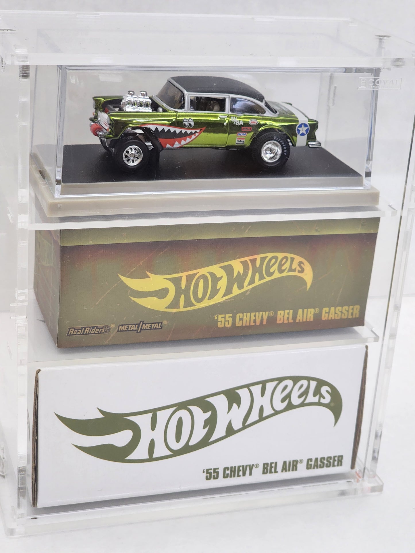 Hot wheels rlc exclusive Flying tiger gasser  55 Chevy bel air gasser