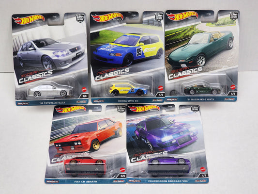 Hot wheels Premium Modern classics 2023 wave 4 set