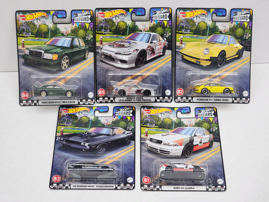 Hot wheels boulevard No. 81-85 set