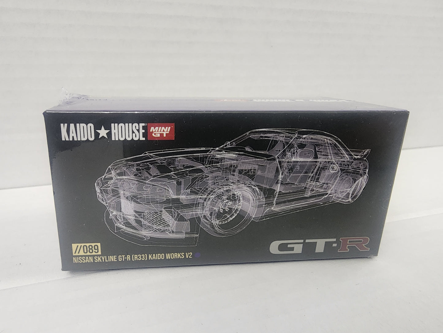 Kaidohouse Mini Gt #089 Nissan Skyline Gtr R33 Kaido Works V2 Blue