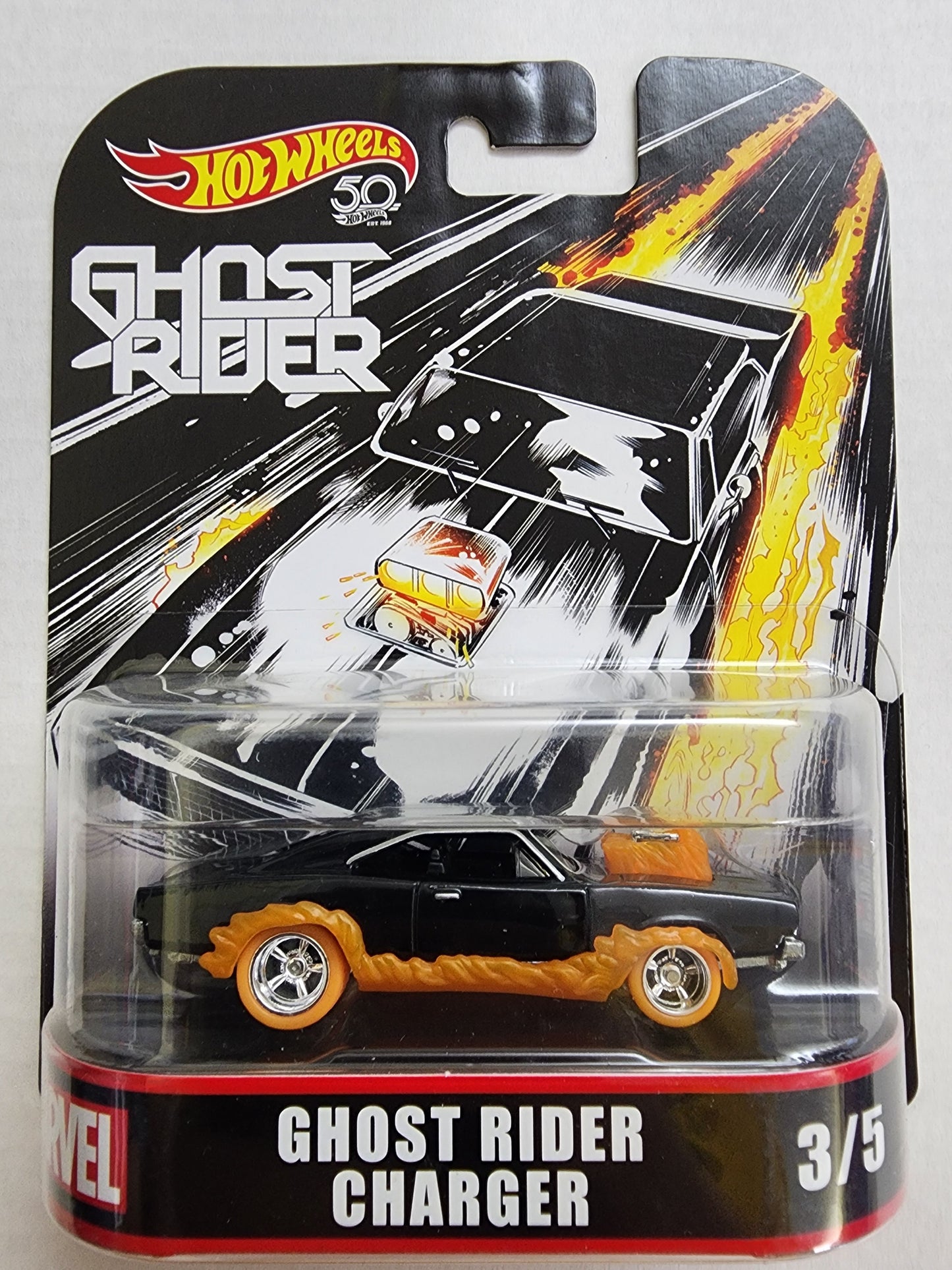 Hot wheels Premium 1/64 Ghost Rider Dodge Charger