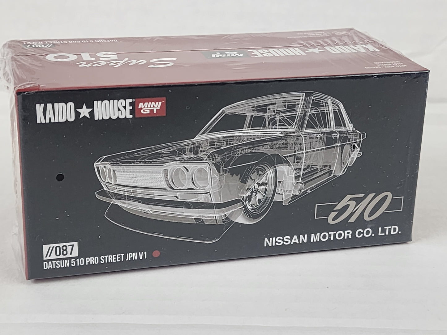 Kaido House X Mini GT 1:64 Datsun 510 Pro Street JPN V1 Super 510