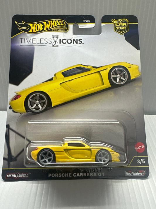 Hot Wheels Premium Car Culture Timeless Icons Porsche Carrera GT 3/5