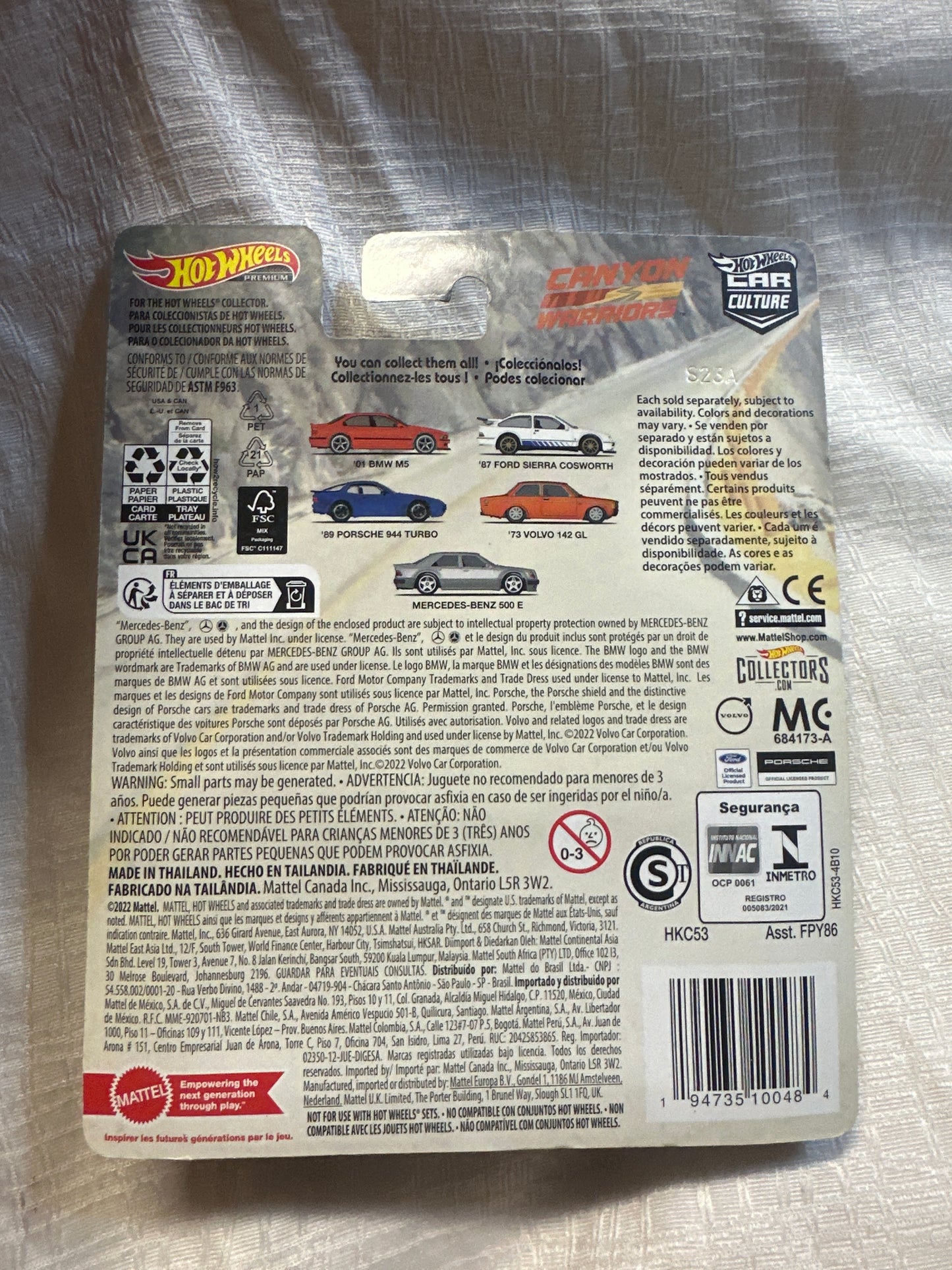 Hot Wheels Car Culture Canyon Warriors 73 Volvo 142 GL Orange 2023