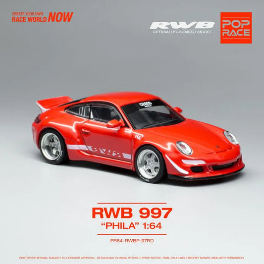 Pop Race Rwb  Porsche 997 Red