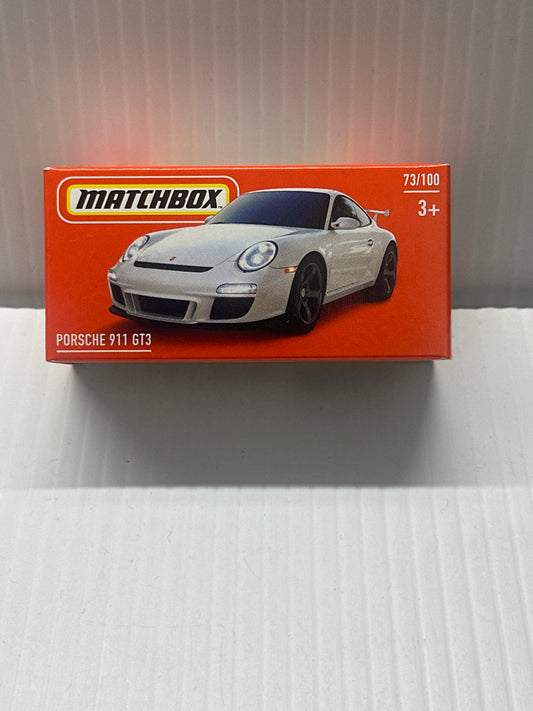 2024 Matchbox Power Grabs #73 Porsche 911 GT3 BIARRITZ WHITE
