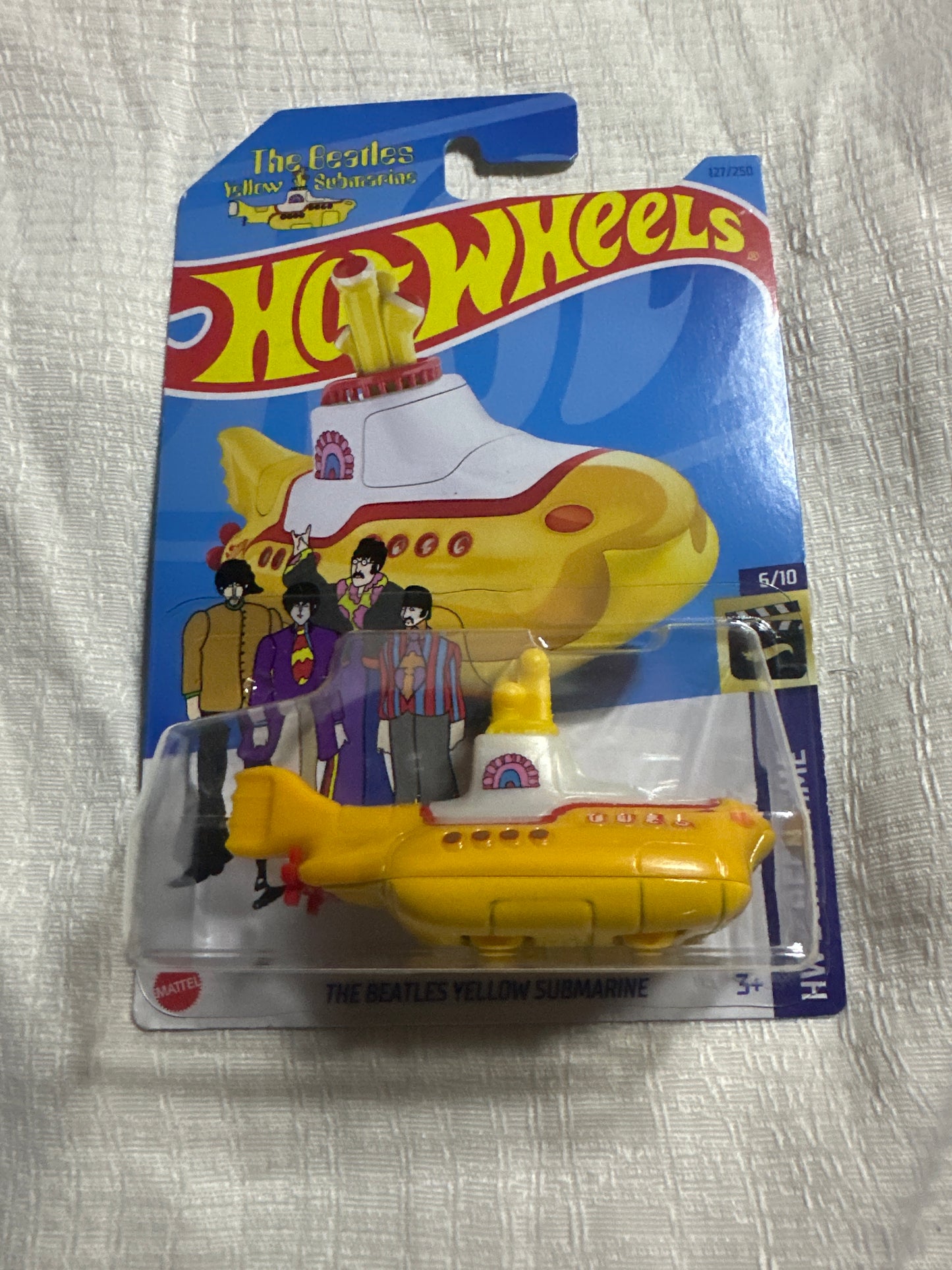 2021 Hot Wheels The Beatles Yellow Submarine, HW Screen Time 6/10