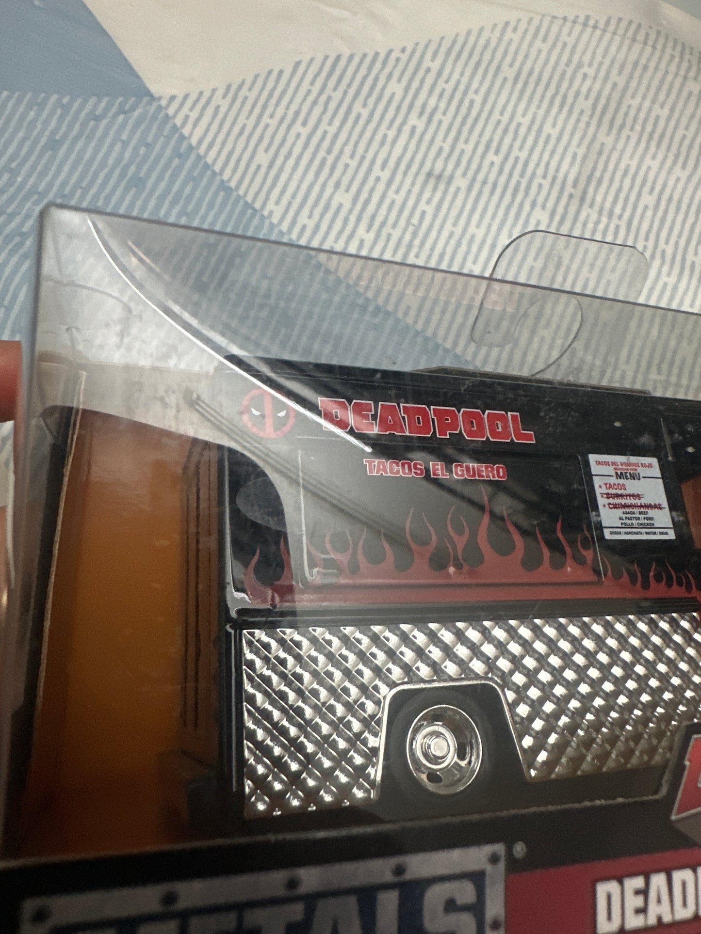 Deadpool Taco Truck Black Red Marvel 1:32 Scale Jada