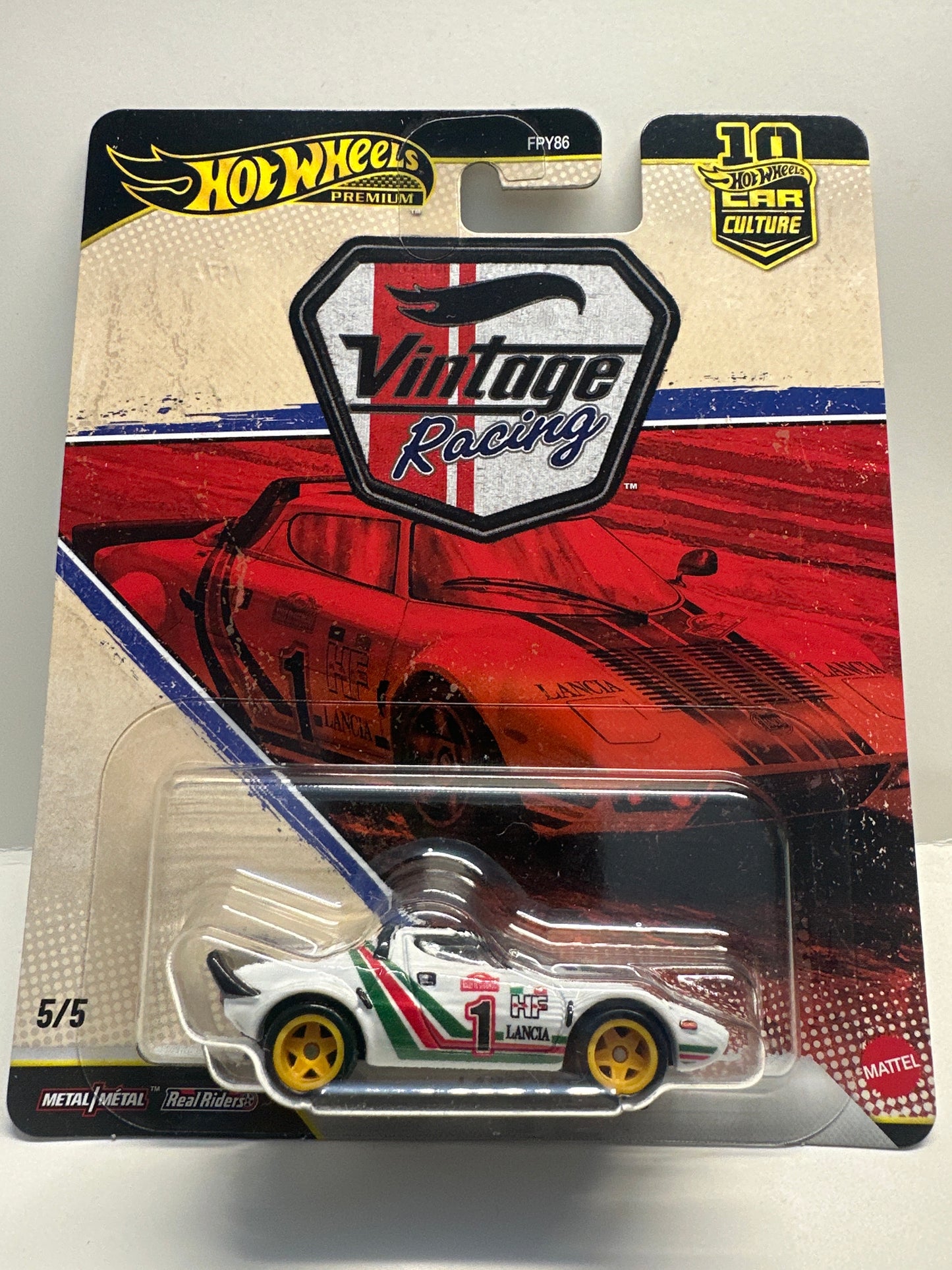 Hot Wheels Premium Vintage Racing 1:64 Die-Cast Lancia Stratos