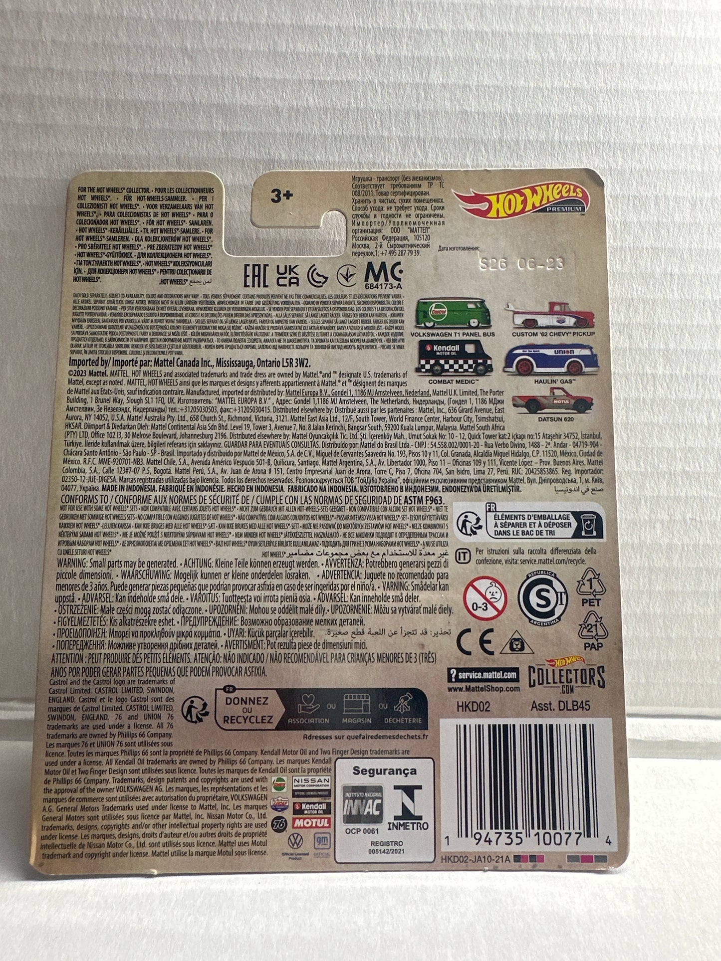 Haulin Gas Union 76 * 2023 Hot Wheels Pop Culture Vintage Oil Case U