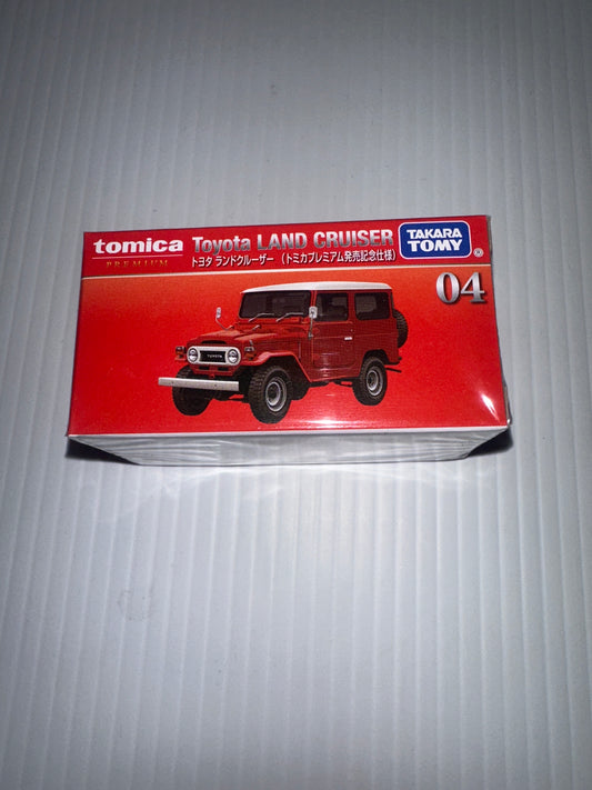 Tomica Premium red box Toyota Landcruiser red no 4 1.60