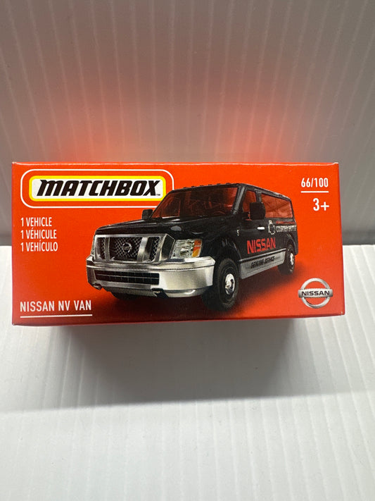 Matchbox Nissan NV Van Black 66/100