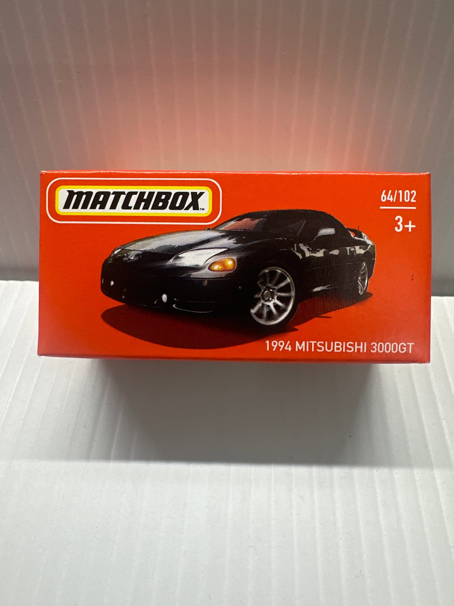 Matchbox 1994 Mitsubishi 3000GT Diecast Car Black Power Grab Box 2022