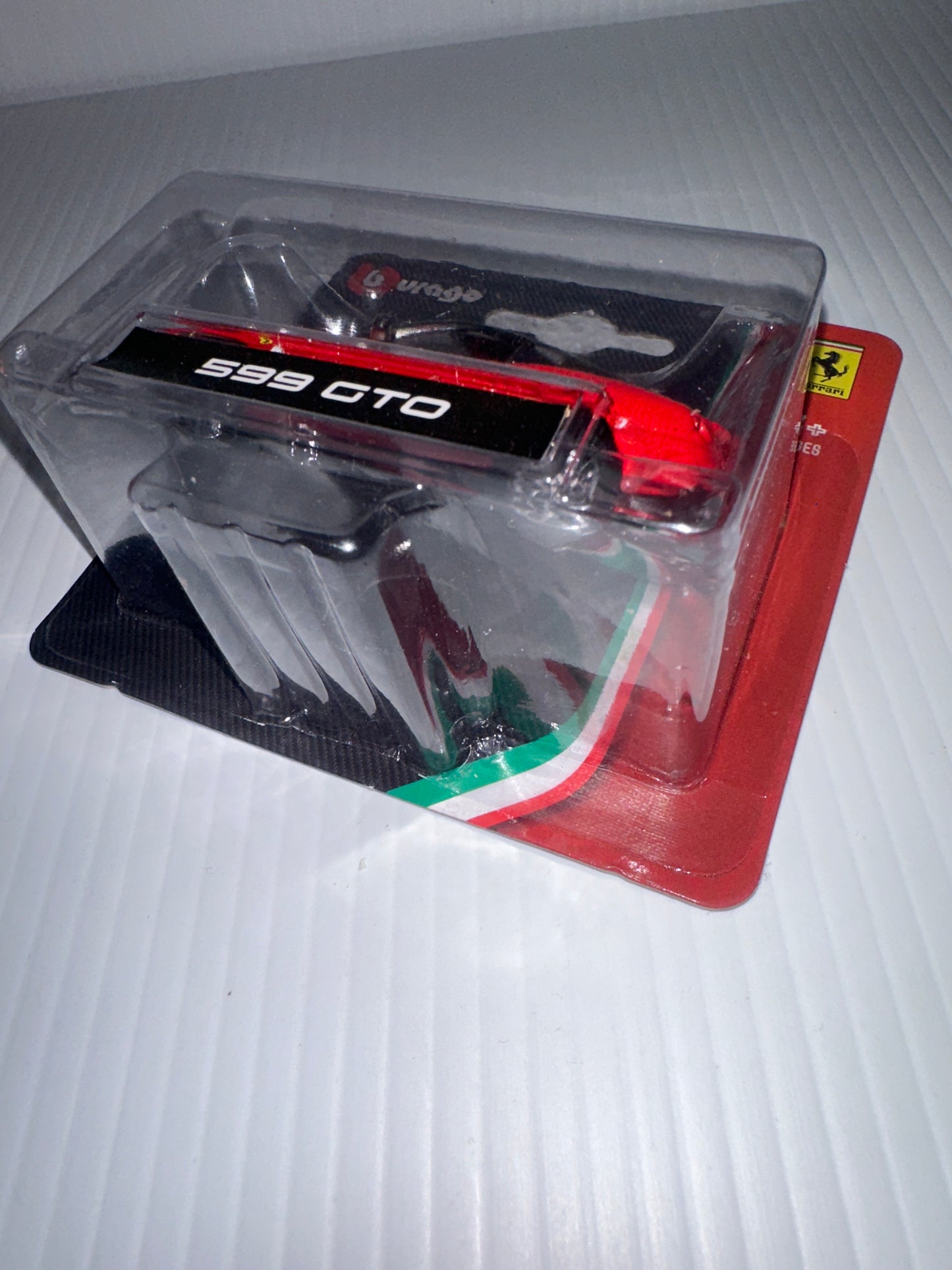 Burago Ferrari 599 GTO red race and play