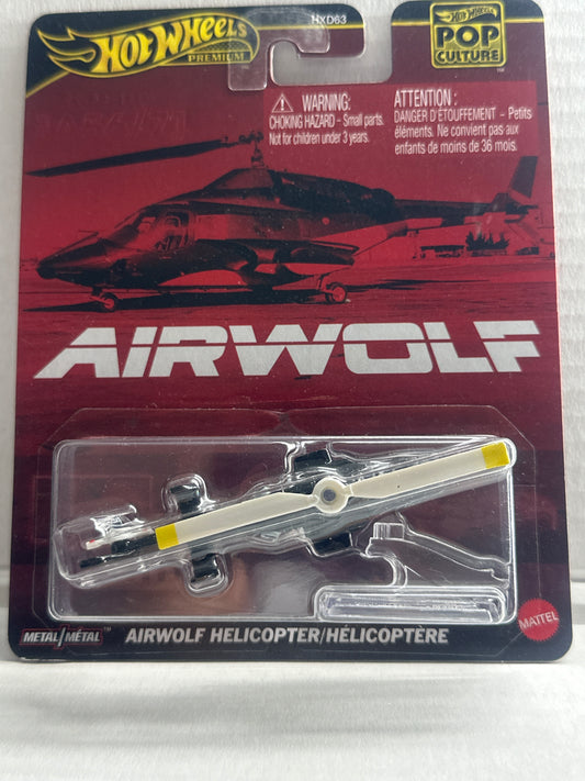 Hot Wheels Premium Pop Culture Airwolf Helicopter