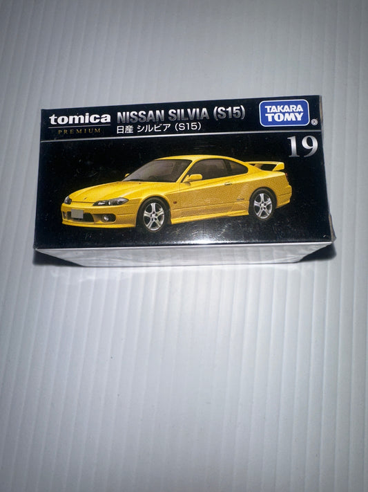 Tomica Premium Nissan Silvia S15 1.62 new yellow no 19 (KOGC110)