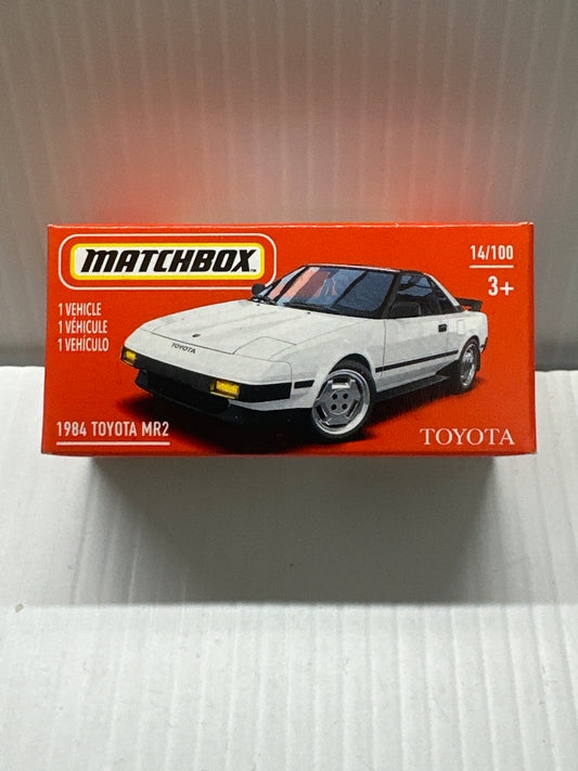 2021 Matchbox Power Grabs WHITE CLASSIC 1984 TOYOTA MR2 SPORTS CAR