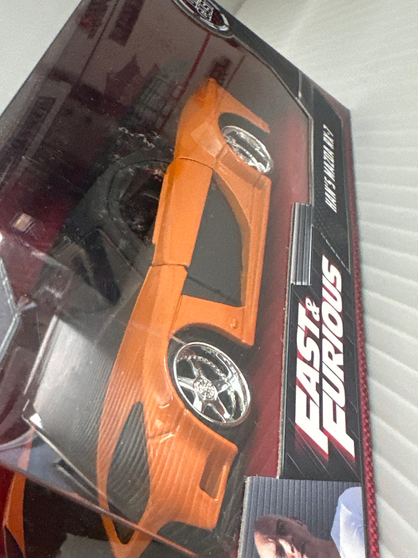 1:24 Scale JADA Fast & Furious Black/Orange Han's Mazada RX-7 Diecast Car