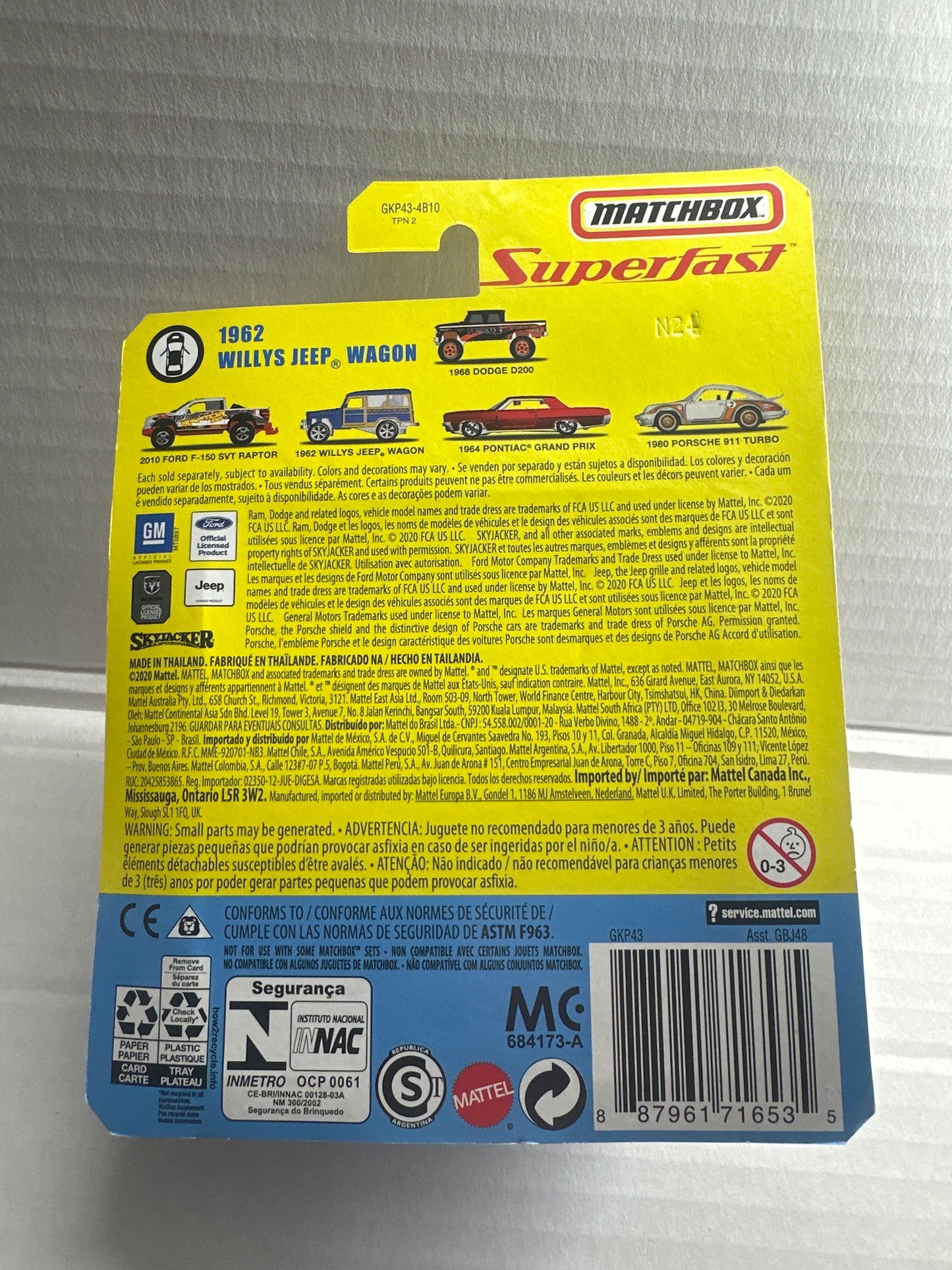 Matchbox Superfast 1962 Willys Jeep Wagon