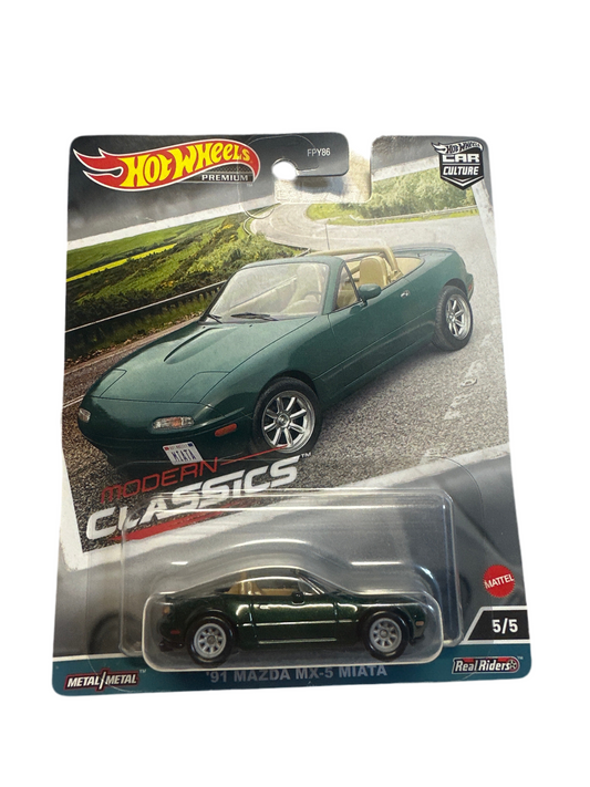 2022 Hot Wheels Premium Car Culture "Modern Classics" '91 MAZDA MX-5 MIATA 5/5