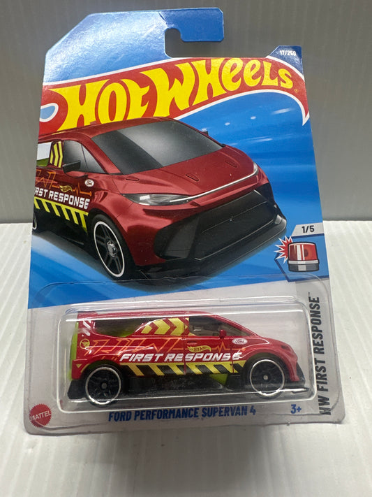 2025 HOT WHEELS TREASURE HUNT FORD PERFORMANCE SUPERVAN 4 A CASE 17/250