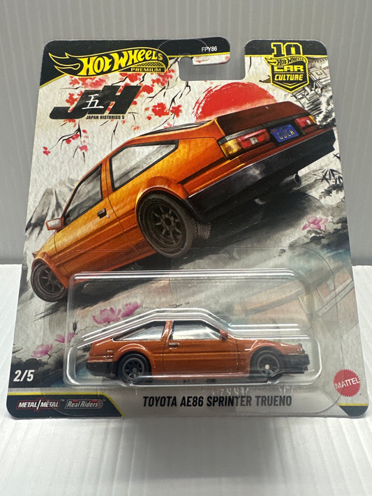 Hot Wheels car culture Toyota AE86 Sprinter Trueno Japan Historics 5 2/5