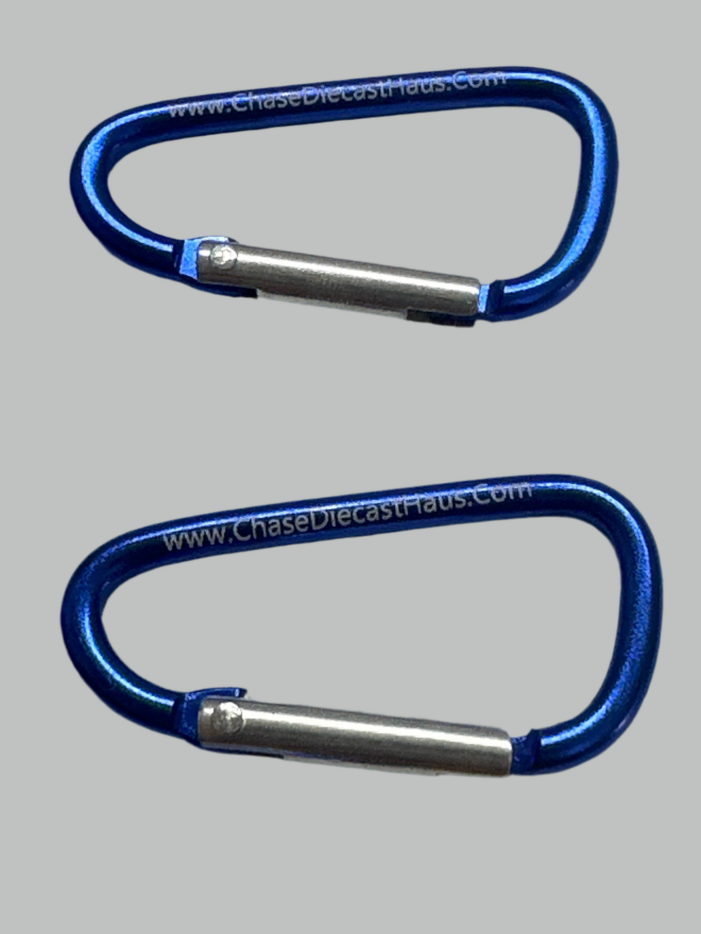 Chase Diecast Haus blue keyring clip 4cm alloy