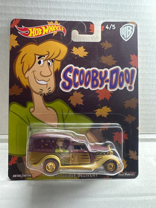 Hot Wheels '34 Dodge Delivery Scooby-Doo Pop Culture Real Riders Premium 4/5