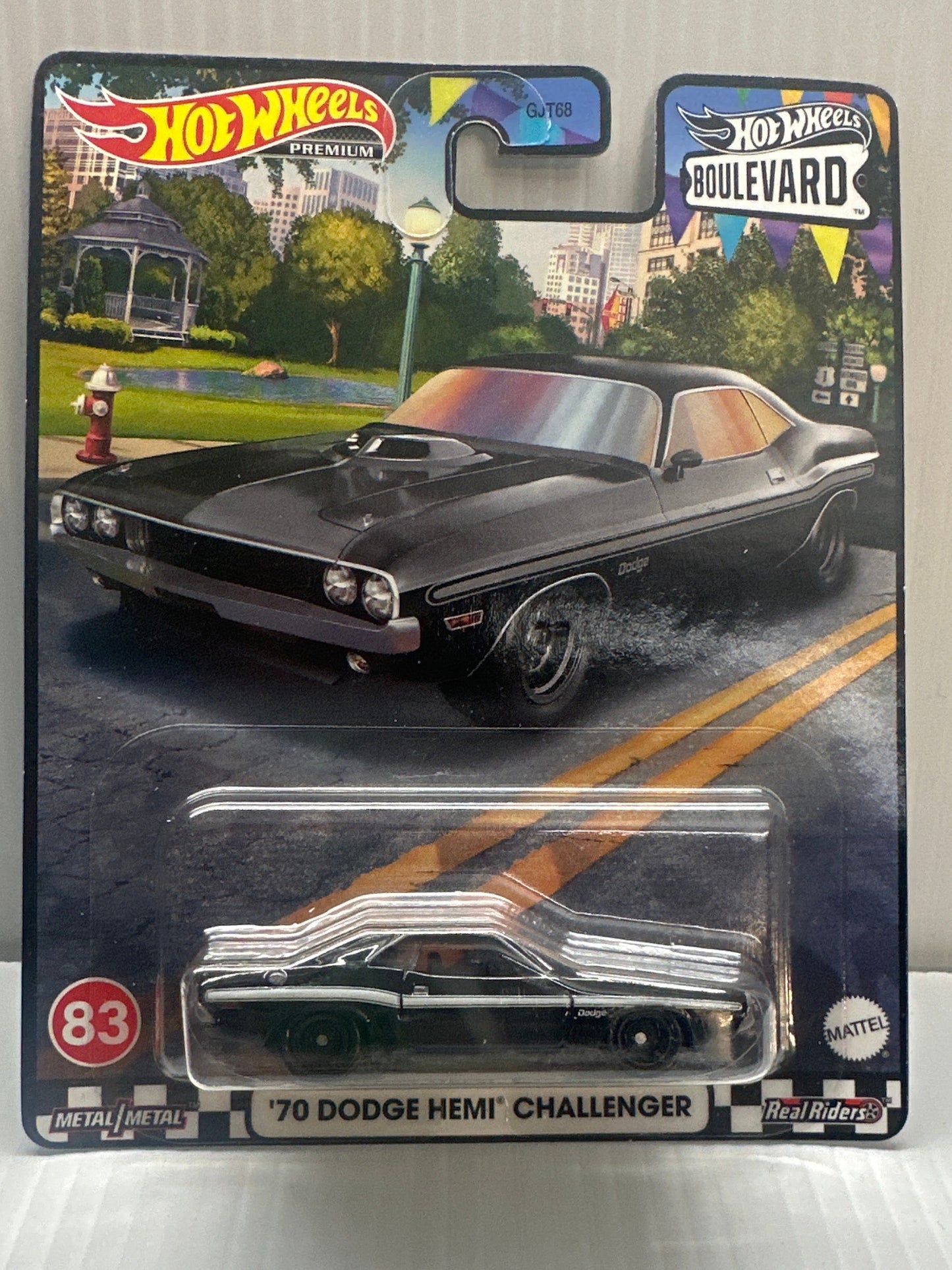 Hot Wheels - 2023 Boulevard #83 - Black '70 Dodge Hemi Challenger