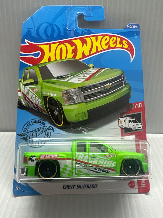 Hot Wheels 2020 Treasure Hunt Chevy Silverado Green HW Rescue #10/10