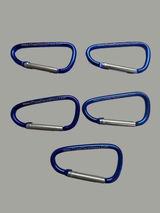 Chase Diecast Haus blue keyring clip 4cm alloy