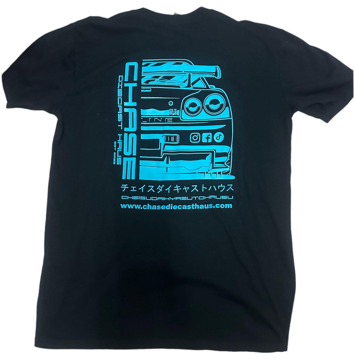 Chase Diecast Haus black 100% cotton t shirt sz L men size
