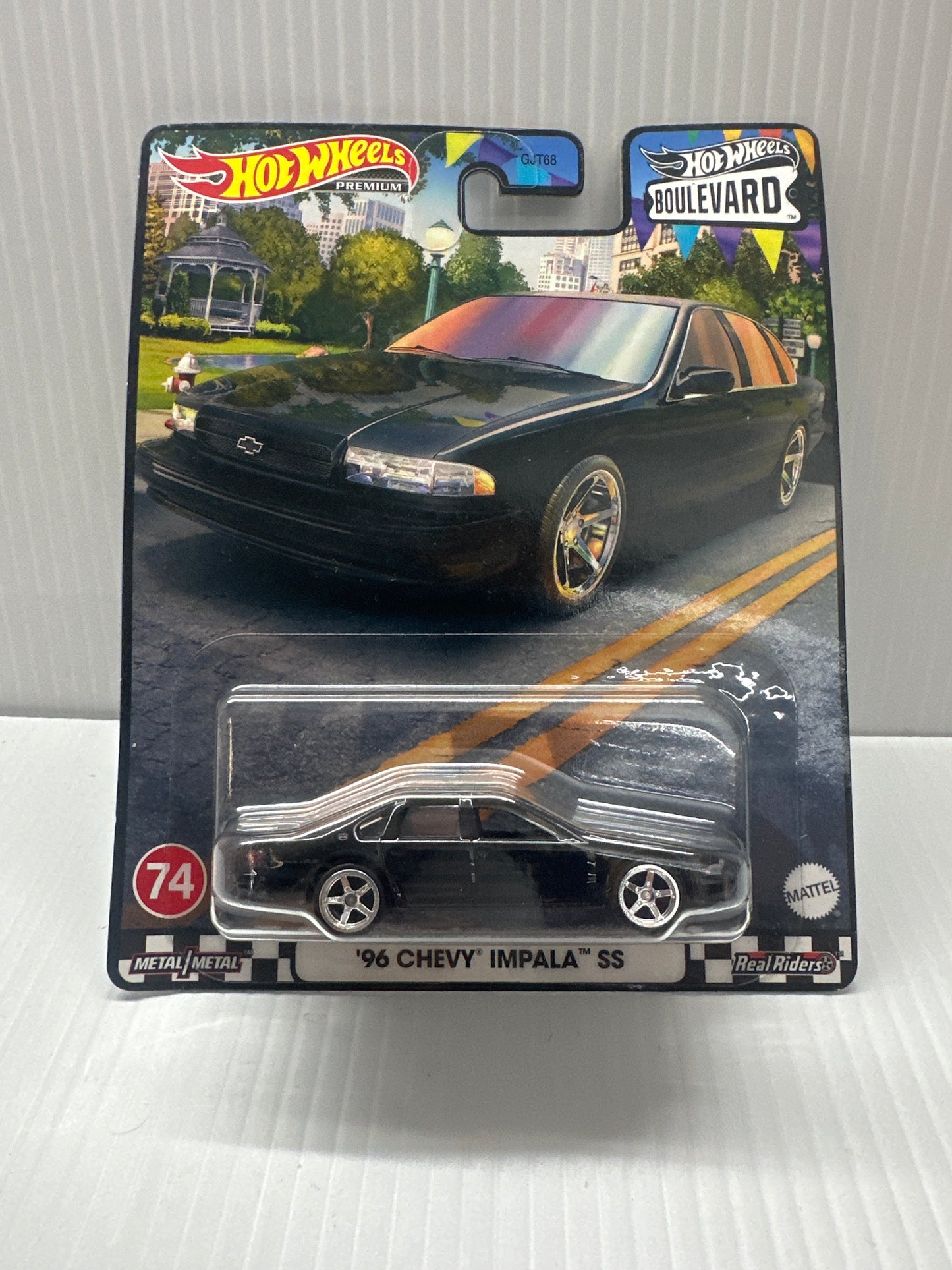Hot Wheels Boulevards Black 96 Chevy Impala SS #74