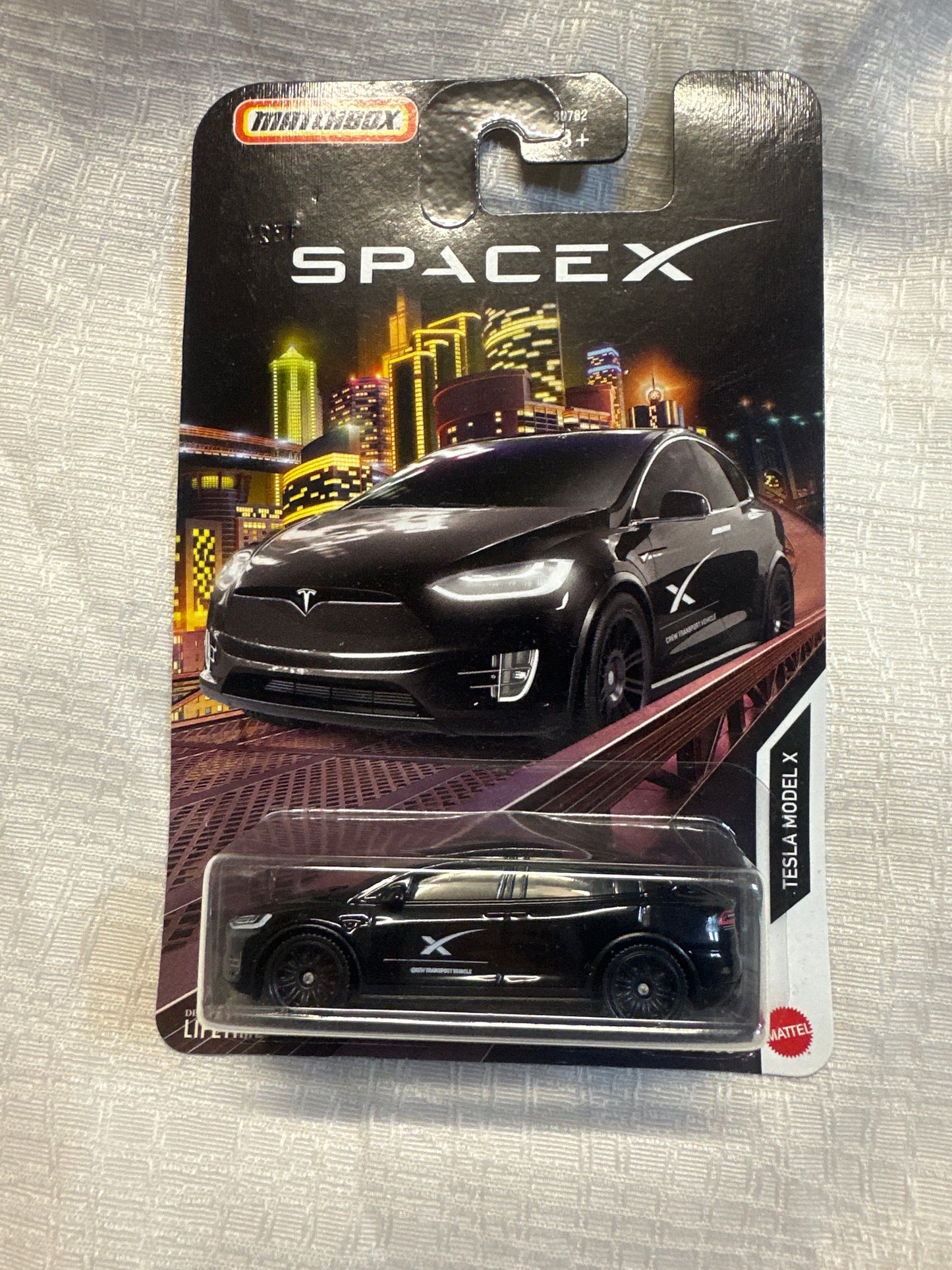 MATCHBOX TESLA MODEL X SPACE X 2024