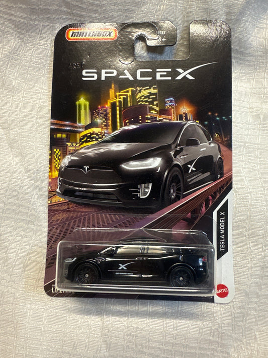 MATCHBOX TESLA MODEL X SPACE X 2024