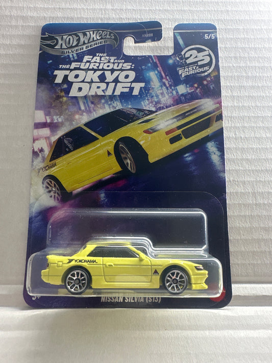 Hot Wheels Silver Series 25 yrs anniversary The Fast and Furious Tokyo Drift Nissan Silvia S13 5/5