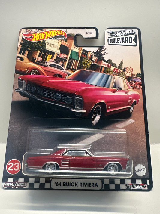 HOT WHEELS DIE CAST HW PREMIUM BOULEVARD CAR 23 1964 BUICK RIVIERA