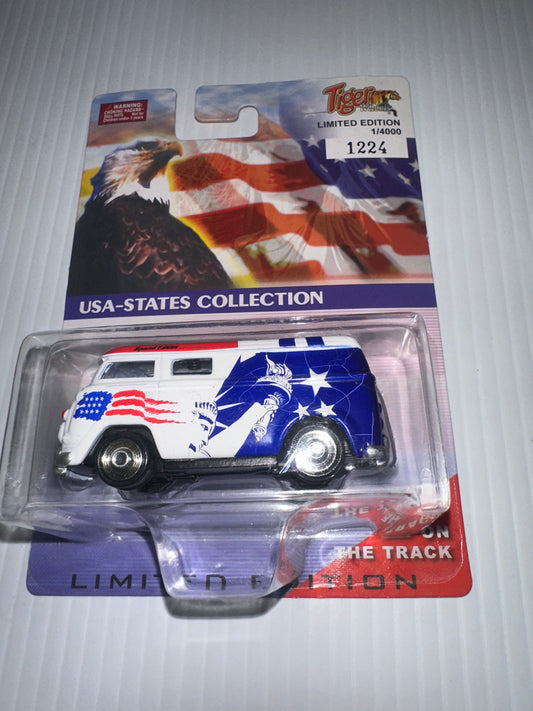 Tiger Wheels V W panel Bus New York USA States Collection 1 of 4000 #1224