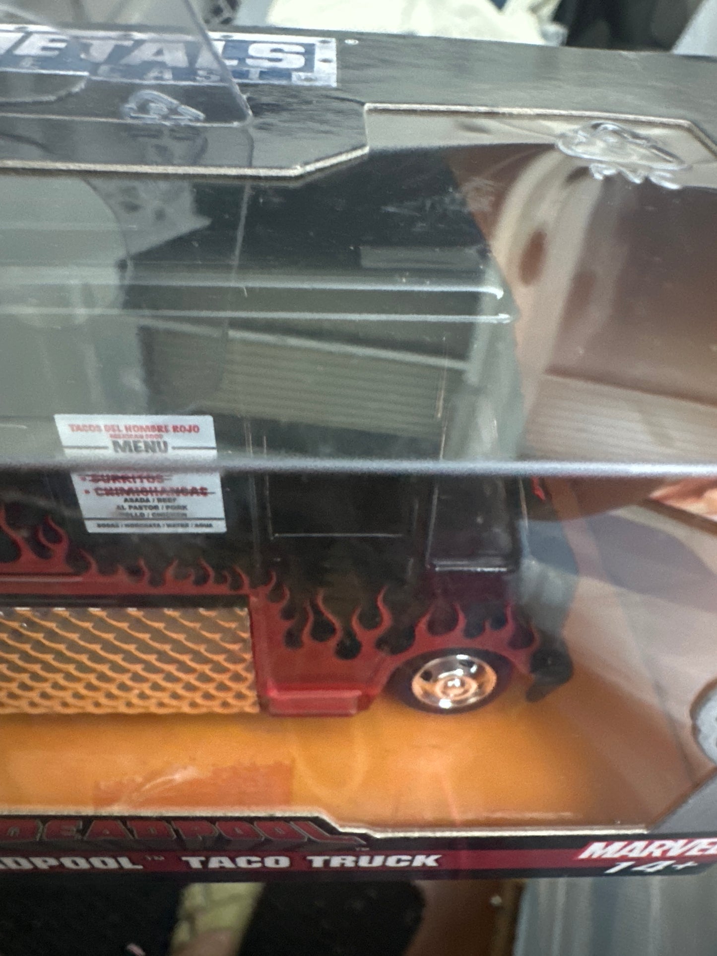 Deadpool Taco Truck Black Red Marvel 1:32 Scale Jada
