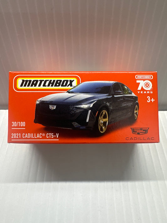 2023 Matchbox Power Grabs BLACK 2021 CADILLAC CT5-V