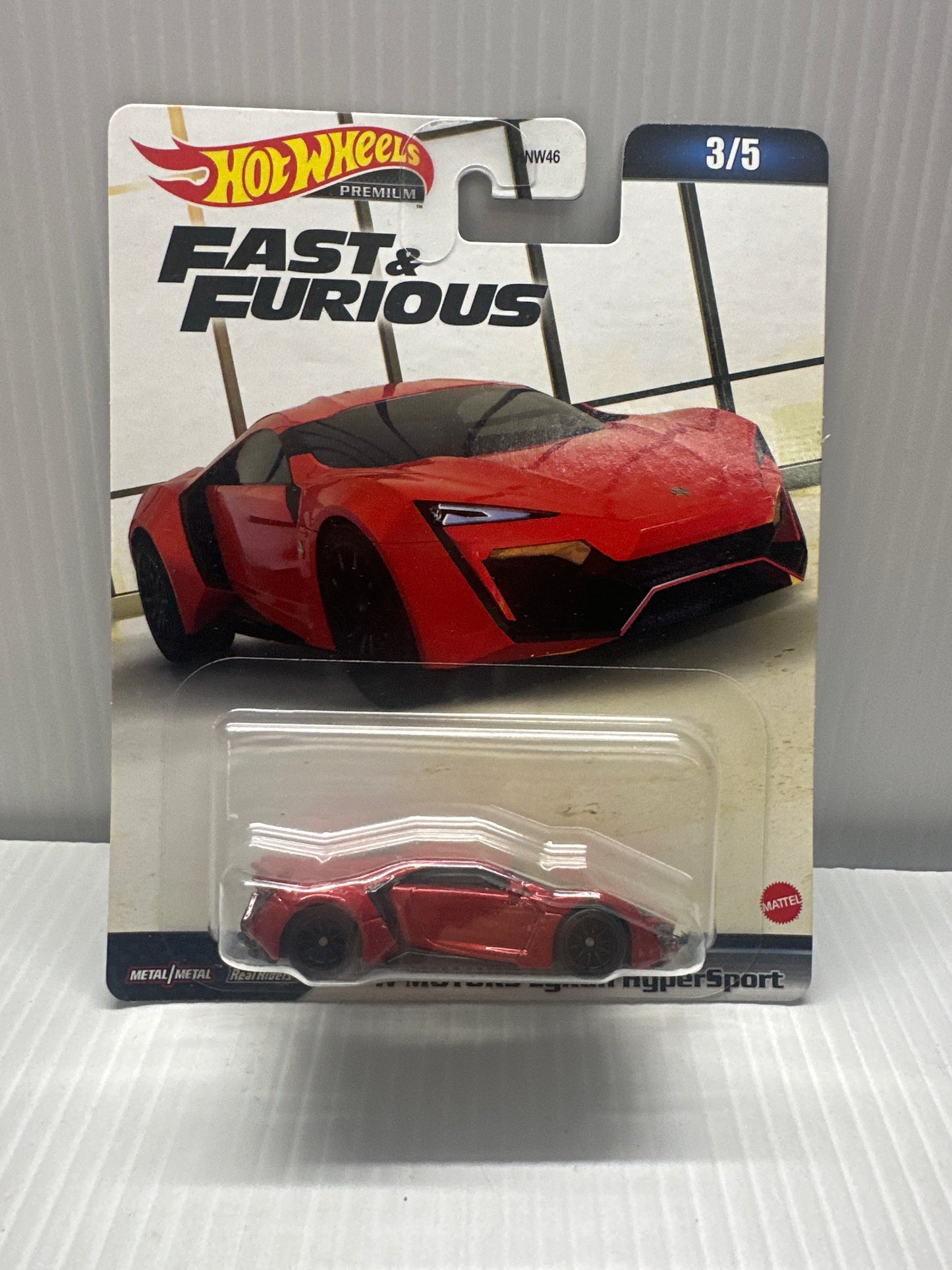 HOT WHEELS Fast & Furious - W Motors Lykan Hypersport (Red - Furious 7) 3/5