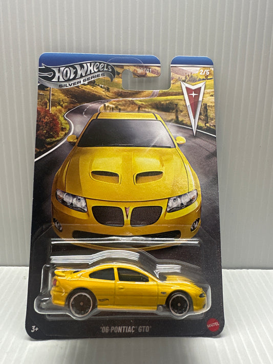 HOT WHEELS 2006 PONTIAC GTO YELLOW #2/5 SILVER SERIES 2025
