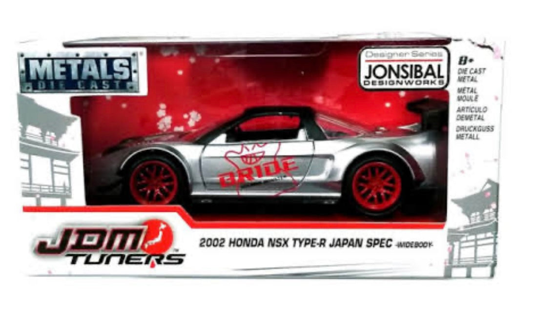 JADA METALS TUNERS 2002 HONDA NSX TYPE-R JAPAN SPEC WIDE BODY 1/32 SCALE NEW