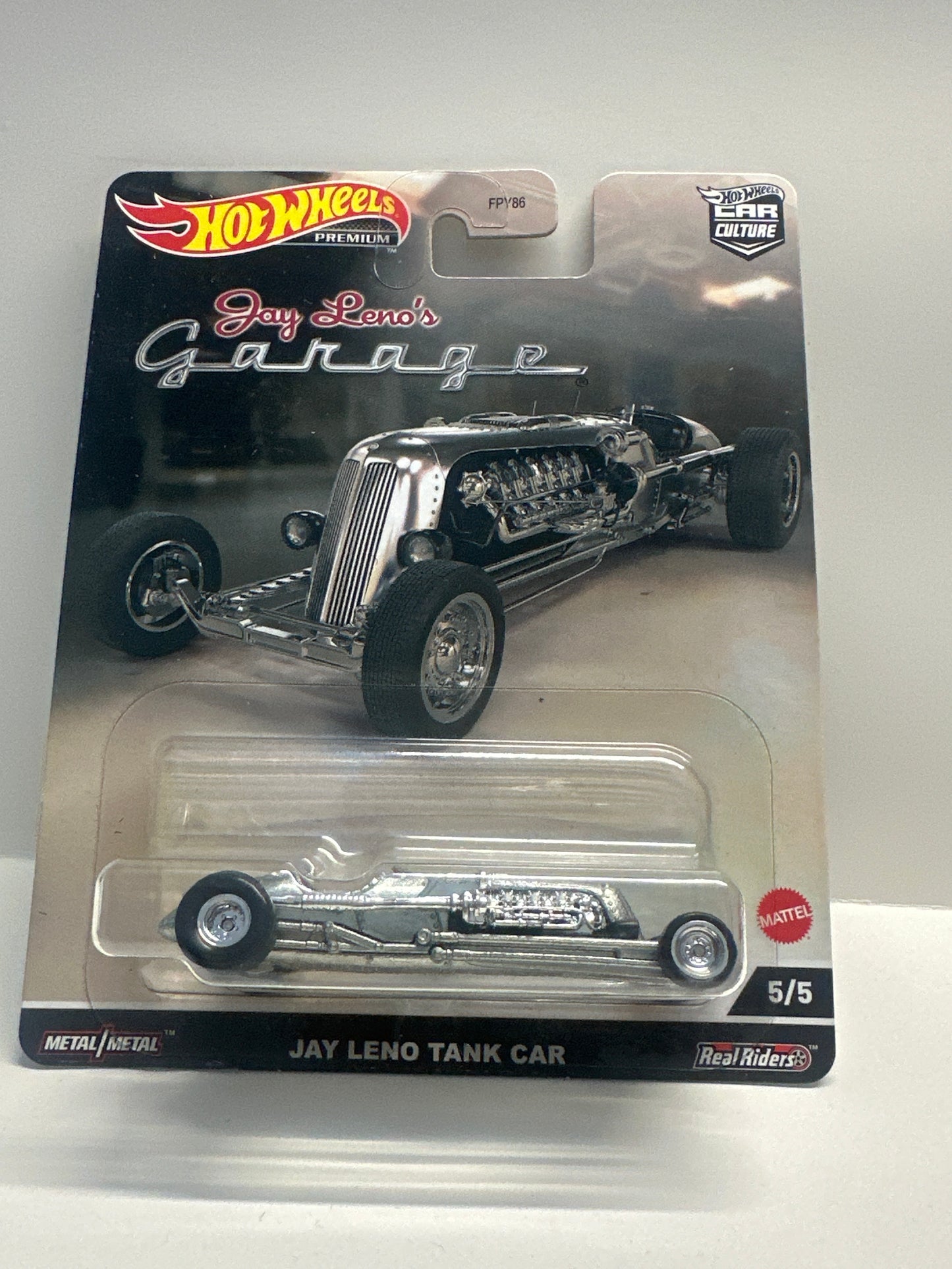2021 Hot Wheels Premium JAY LENO TANK CAR 1/64 Diecast JAY LENO’S GARAGE