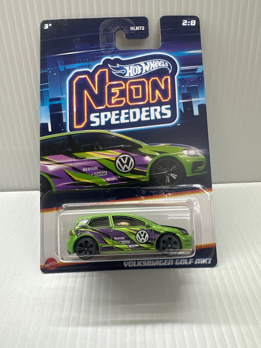 HOT WHEELS - NEON SPEEDERS VW *VOLKSWAGEN GOLF MK7* #2/8