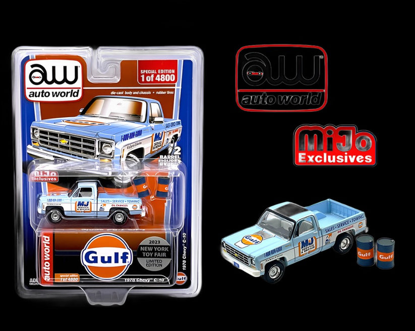 Autoworld 1/64 1978 Chevy C-10 Gulf