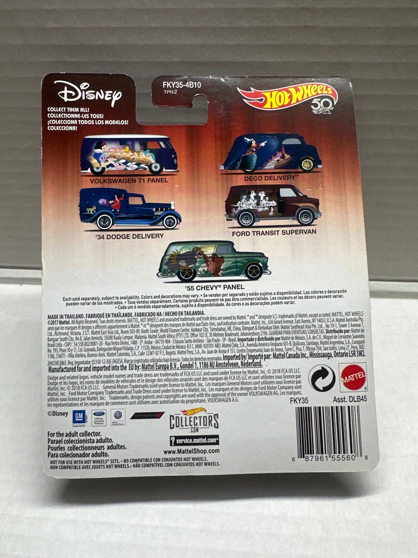 Hot Wheels Disney 101 Dalmatians Ford Transit Supervan