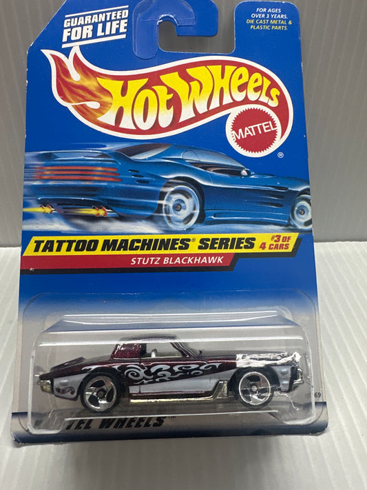 1998 Hot Wheels Tattoo Machines Series #3 Stutz Blackhawk T42