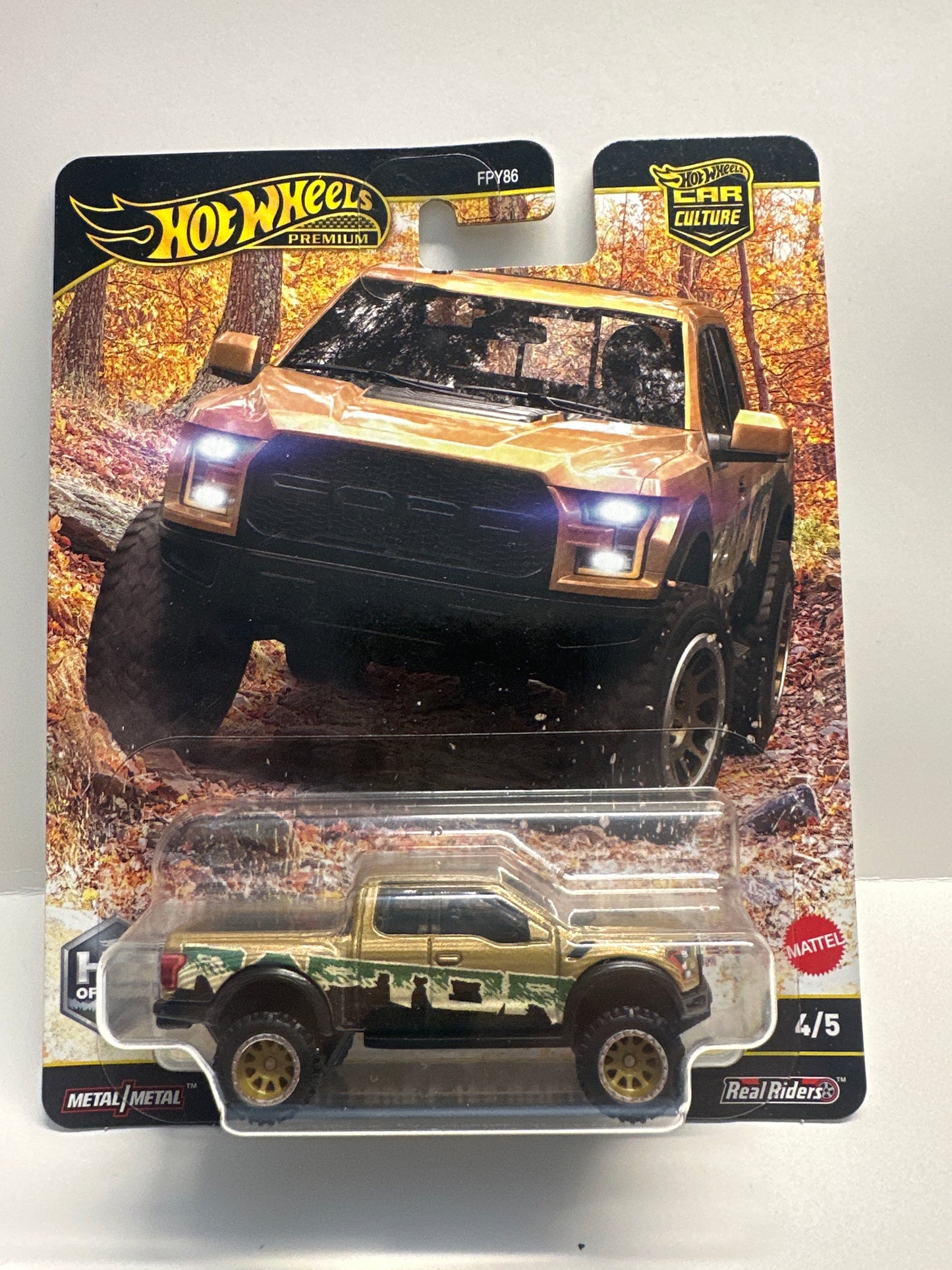 2025 Hot Wheels Off Road 2017 Ford F-150 Raptor Off Road Premium 4/5 Car Culture