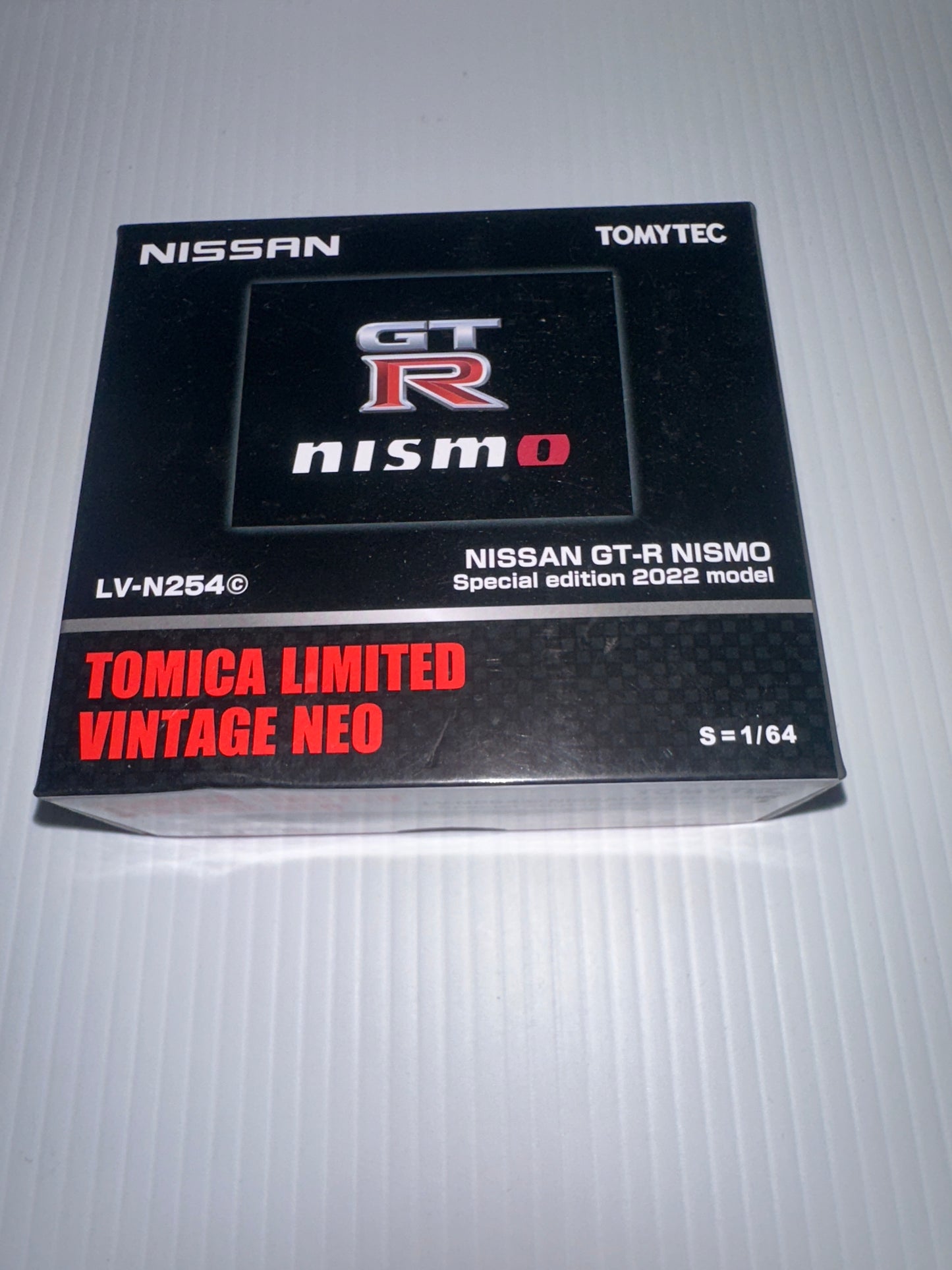 Tomy Tec Tomica Limited Vintage Neo 2022 Nissan GT-R R35 Skyline Nismo special edition black LV-N254